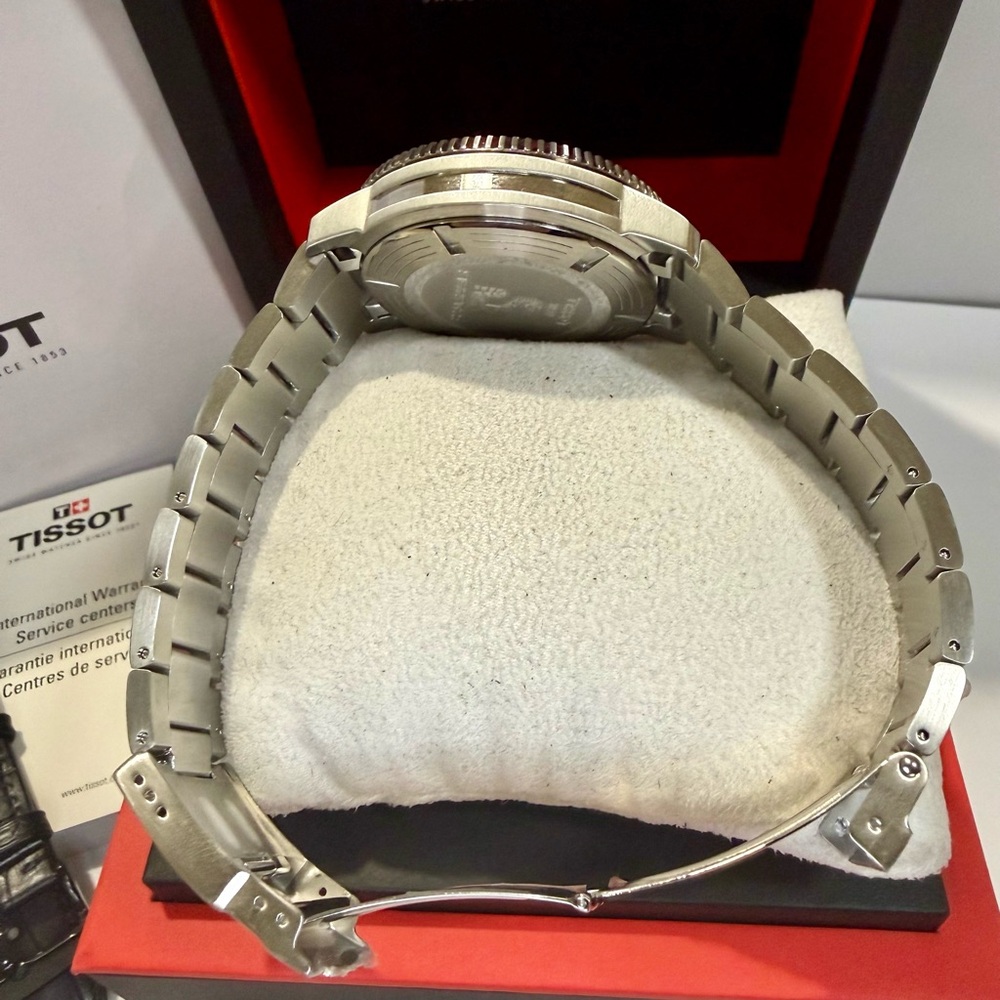 Tissot Seastar Chronograph Date Designer Dive Mens Watch - Picture 6 of 8